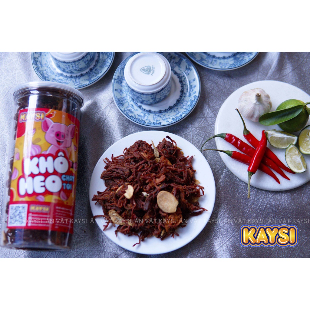 Khô heo cháy tỏi 300g Kaysi đồ ăn vặt Hà Nội | BigBuy360 - bigbuy360.vn
