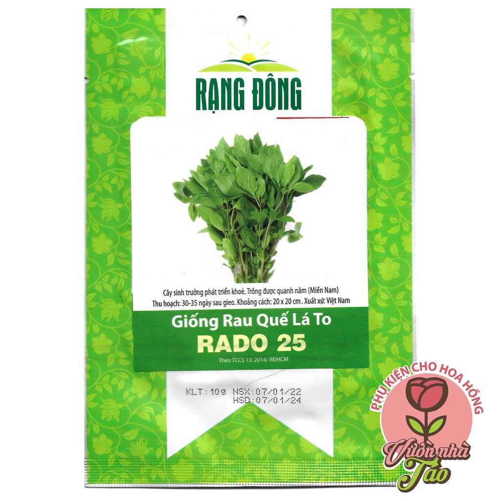 Hạt giống Húng Quế Rado 25