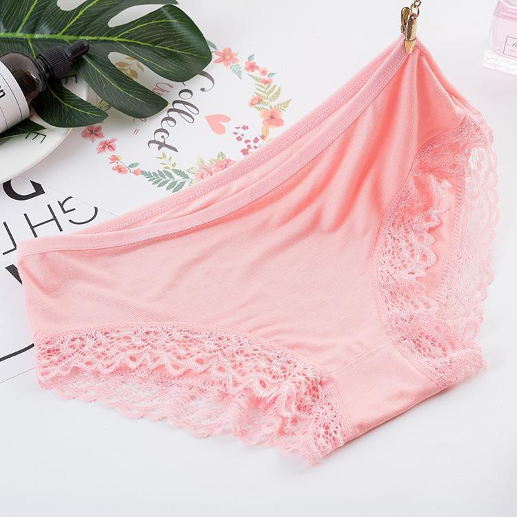 Quần lót cotton Vacone quần lót nữ cotton phối viền ren modal cao cấp | BigBuy360 - bigbuy360.vn
