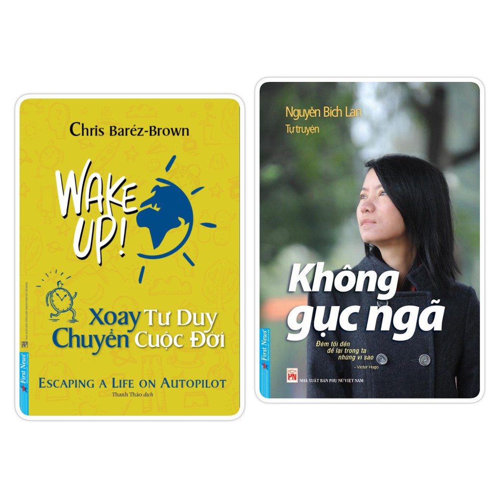Sách - Combo Xoay Tư Duy Chuyển Cuộc Đời + Không Gục Ngã (Bìa Mềm) - First News