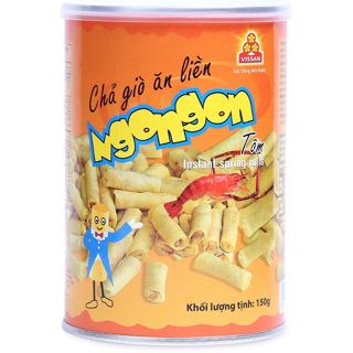 Chả Giò Ăn Liền Ngon Ngon Tôm Vissan Hộp 150G