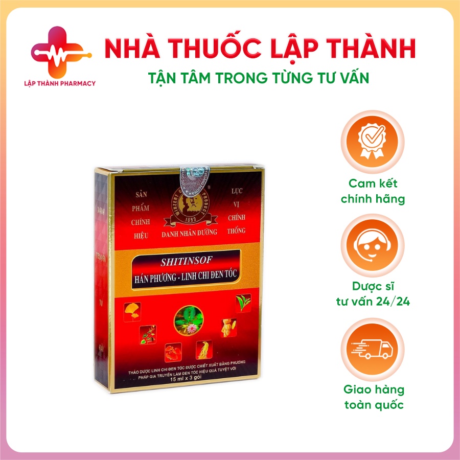 Nhuộm tóc hán phương - linh chi đen tóc, thảo dược thiên nhiên, an toàn