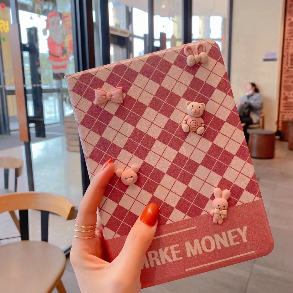 Ốp Máy Tính Bảng In Hình Gấu Hoạt Hình Cho Ipad 2/3/4 Mini 1/2/3/4/5 Air 1/2/3 5/6/7/8th Gen Ipad Air 4 Thế Hệ 9