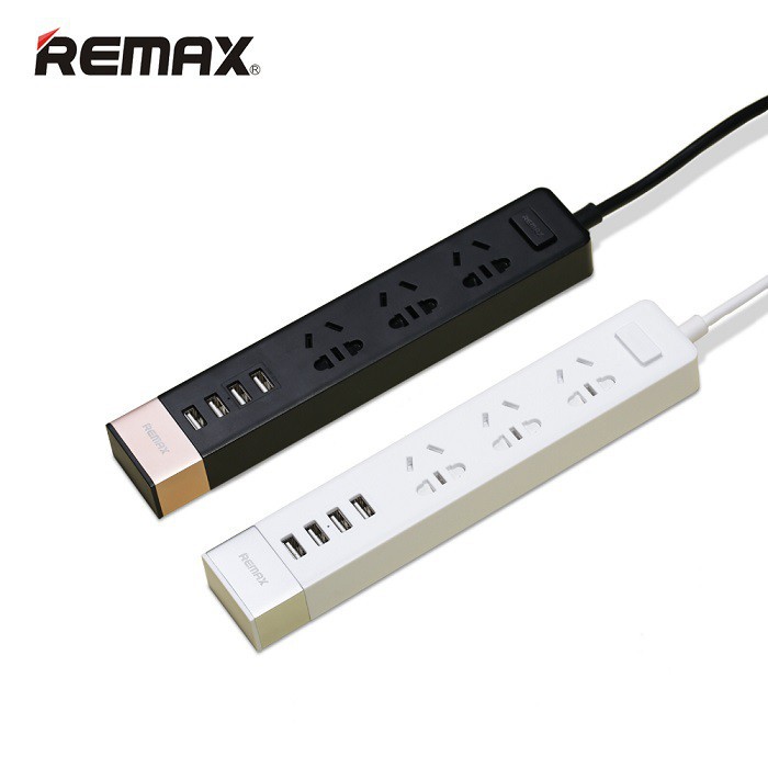 Ổ Cắm Điện Có Tích Hợp Cốc Sạc 4 Cổng Remax RU-S2