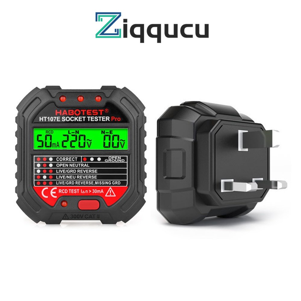 Vạn Năng Kế Kỹ Thuật Số Ziqucu HT107 Màn Hình LCD