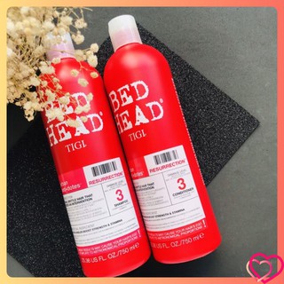 Bộ Dầu gội xả Tigi Bed Head Đỏ Phục hồi tóc, Chăm sóc tóc chuẩn Salon