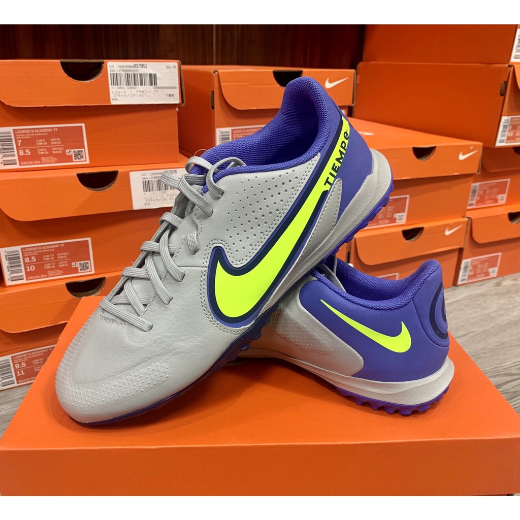 GIÀY NIKE TIEMPO LEGEND 9 ACADEMY TF - DA1191-075 - XÁM/TÍM