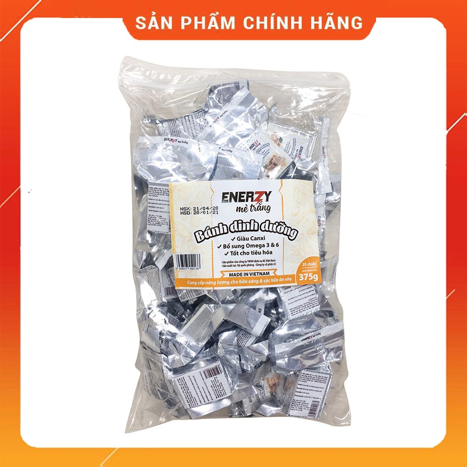 Lương khô dinh dưỡng Enerzy - vị Mè trắng