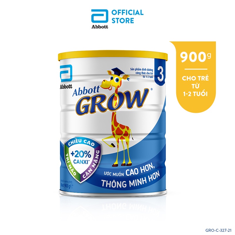 Sữa bột Abbott Grow 3  900g