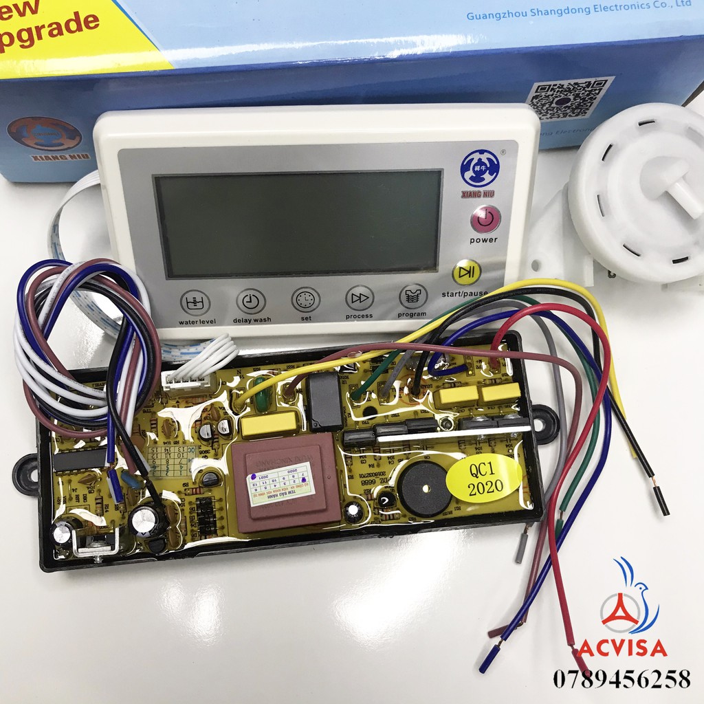 Bo mạch máy giặt đa năng XN6688 có màn hình - broad MG 6688 cửa đứng
