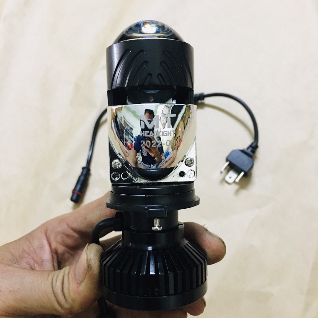Đèn led bi cầu T3 siêu sáng chân H4 ( Giá 1 bóng )