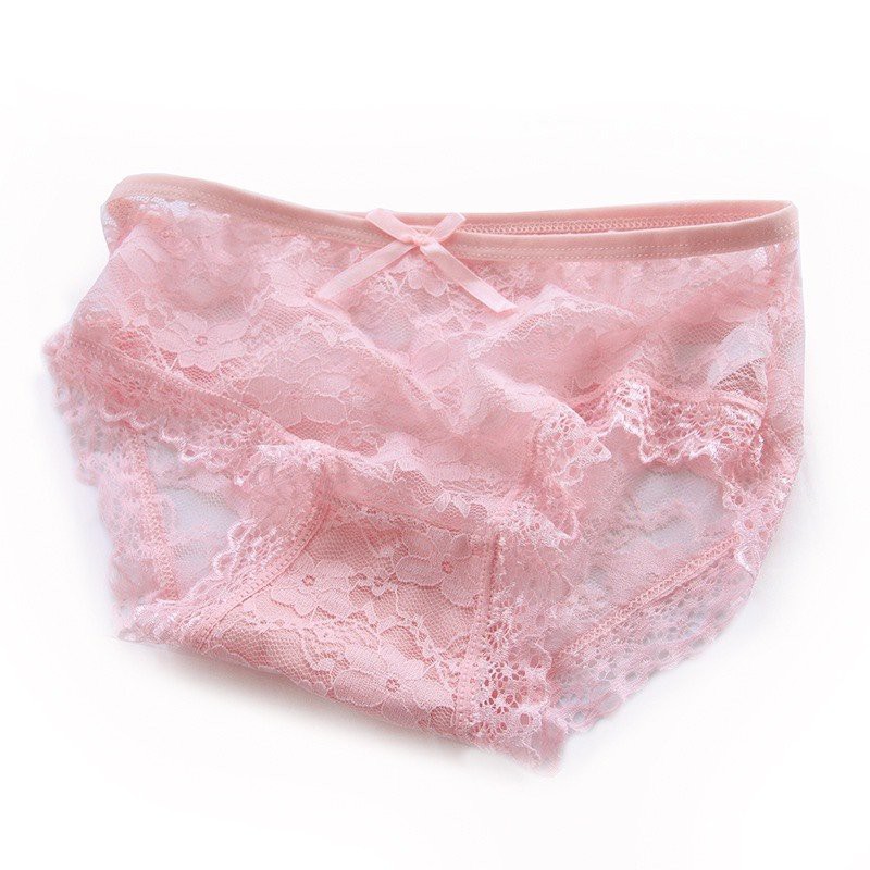 Quần Lót Nữ - Quần Lót Ren Nữ sexy thiết kế hoa phối tầng điệu đà lên dáng sexy DAN STORE MÃ 017