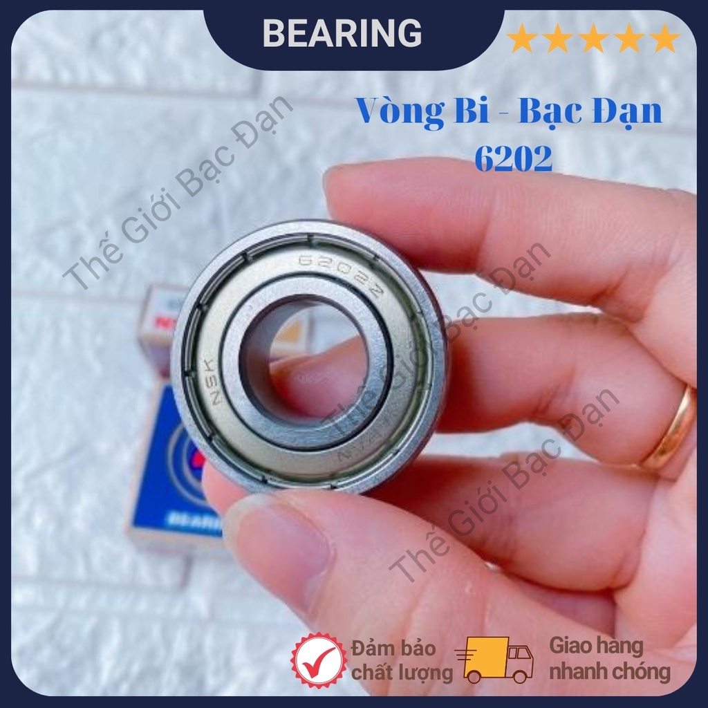 Vòng bi bạc đạn NSK 6200,6201,6203,6204,6205 ZZCM - hàng đẹp - chất lượng cao -Thế Giới Bạc Đạn