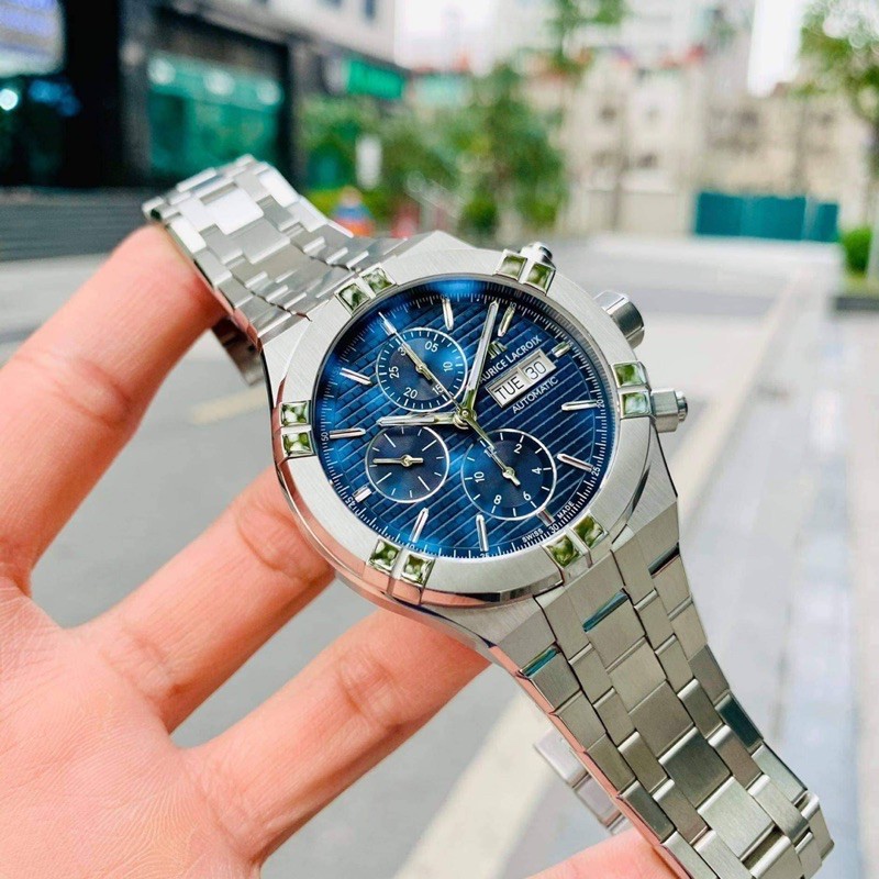 Đồng hồ nam Mau.rice Lac.roix Aikon Chronograph Blue -  .