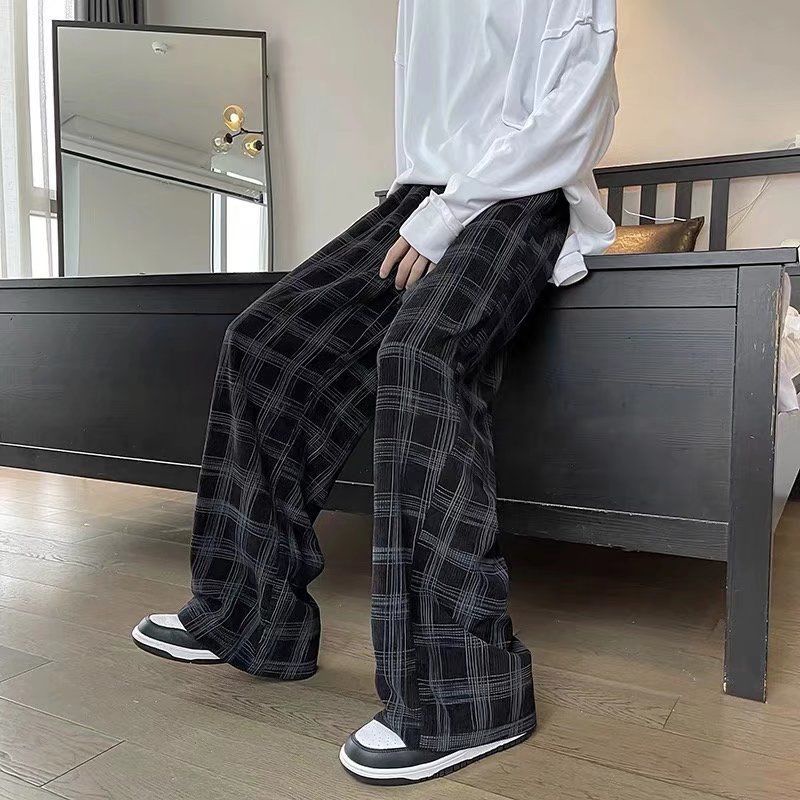 Bán Chạy!Quần Dài Dáng Rộng Phong Cách Đường Phố Hàn Quốc Thời Trang Xuân Thu Cho Nam