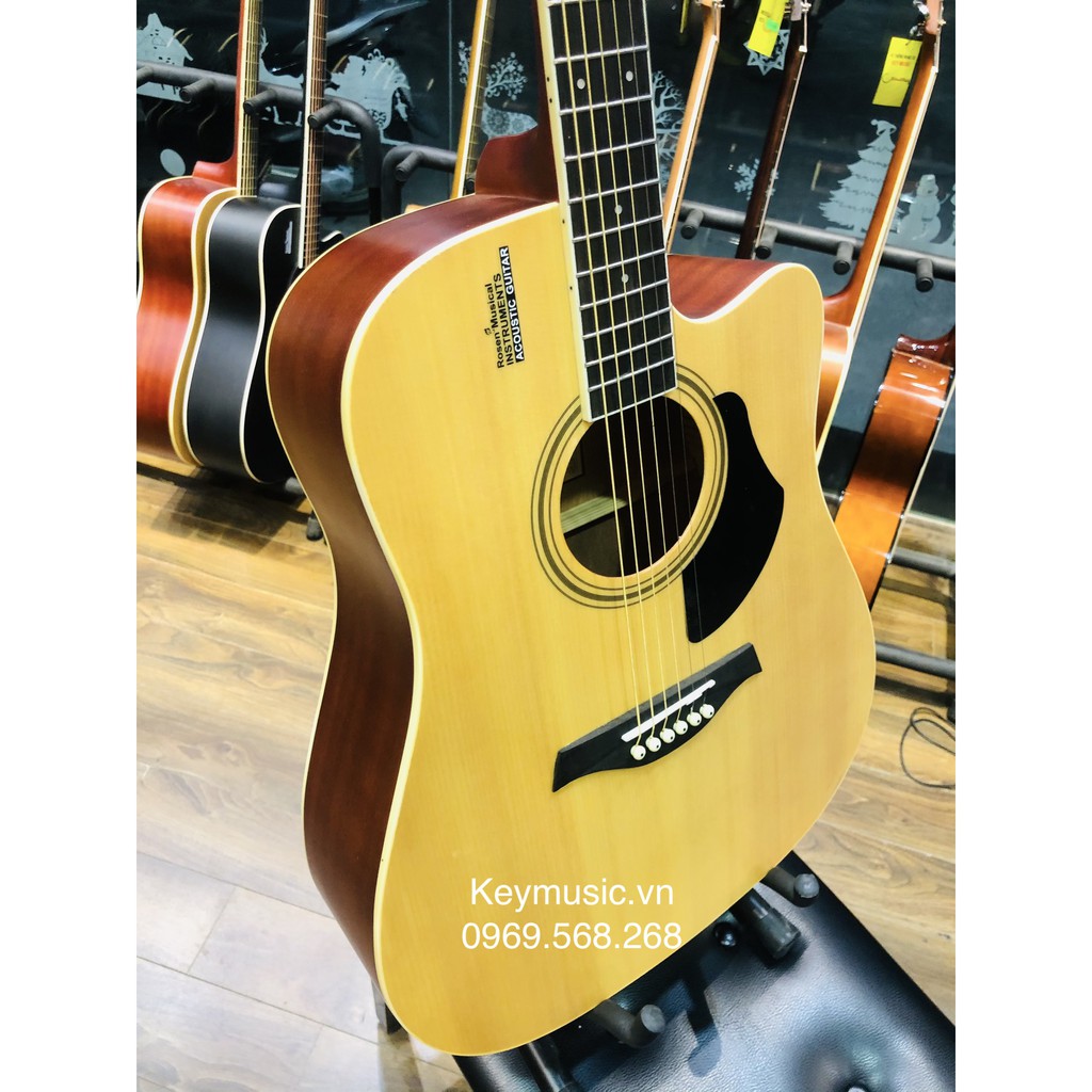 [SALE] ĐÀN GUITAR ACOUSTIC ROSEN G11 CHÍNH HÃNG/ ĐÀN GIÁ RẺ/ ĐÀN CHO NGƯỜI MỚI/ ĐÀN ROSEN/ ROSEN/ KEYMUSIC