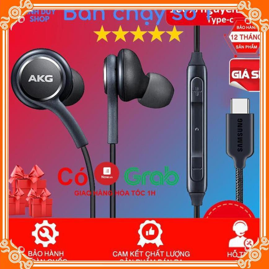 Tai nghe Samsung Type C AKG chính hãng (tặng 4 nút tai phụ & dây quấn) [FREESHIP-TOÀN QUỐC]
