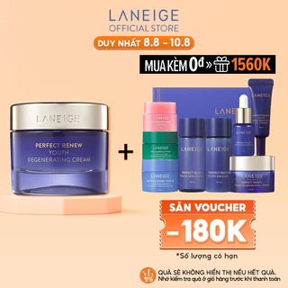 Kem dưỡng giúp ngăn chặn các dấu hiệu lão hóa sớm LANEIGE Perfect Renew Youth Regenerating