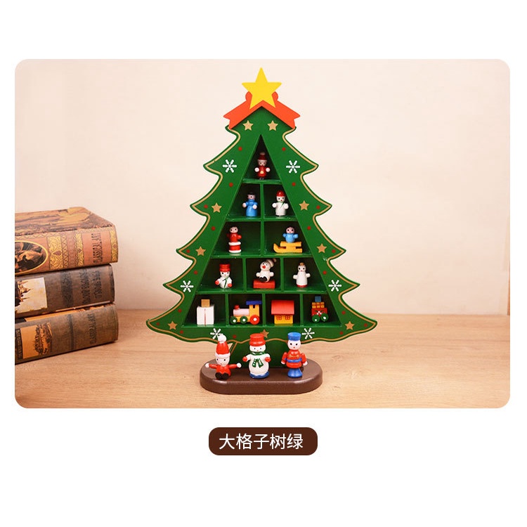 Cây Thông Giáng Sinh Bằng Gỗ Dùng Trang Trí diy