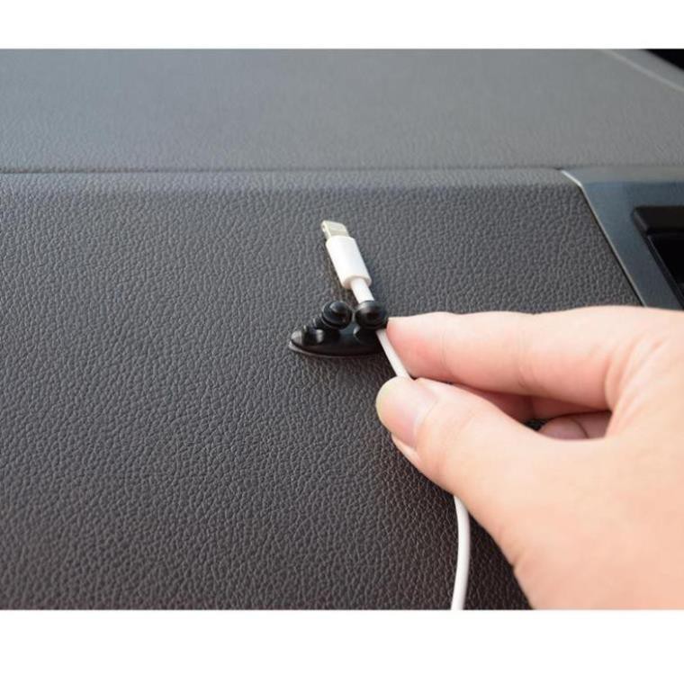 Combo 8 NÚT giữ dây sạc điện thoại dây điện đa năng trên ô tô văn phòng gia đình . | BigBuy360 - bigbuy360.vn