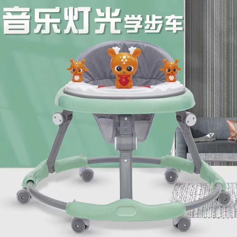 XE TẬP ĐI CHO BÉ XE QUÂY TRÒN 6 BÁNH CÂN BẰNG CHÂN VÒNG KIẾNG BABY WALKER 619M DỄ THƯƠNG