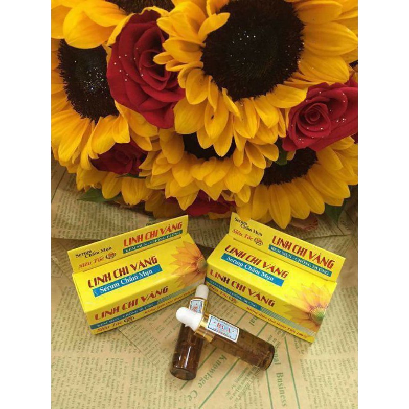 Serum chấm mụn linh chi vàng