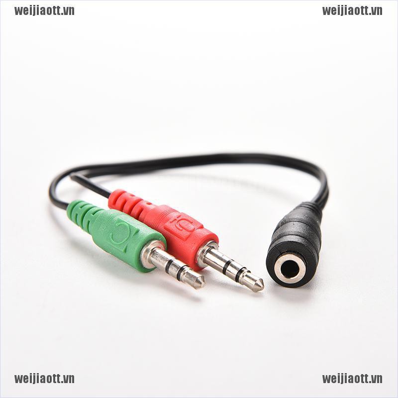 Dây Cáp Chia 2 Cổng Âm Thanh 3.5mm Tiện Dụng