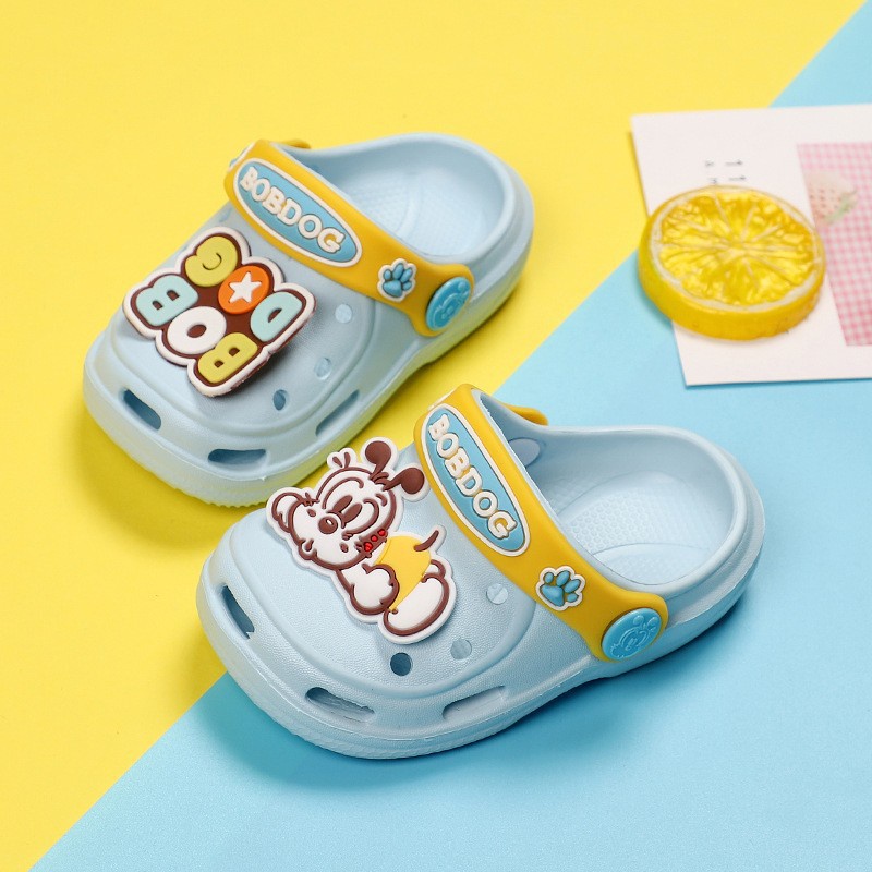 Dép trẻ em Bobdog cún con, sục cross cho bé trai bé gái siêu nhẹ chống trơn trượt A-4