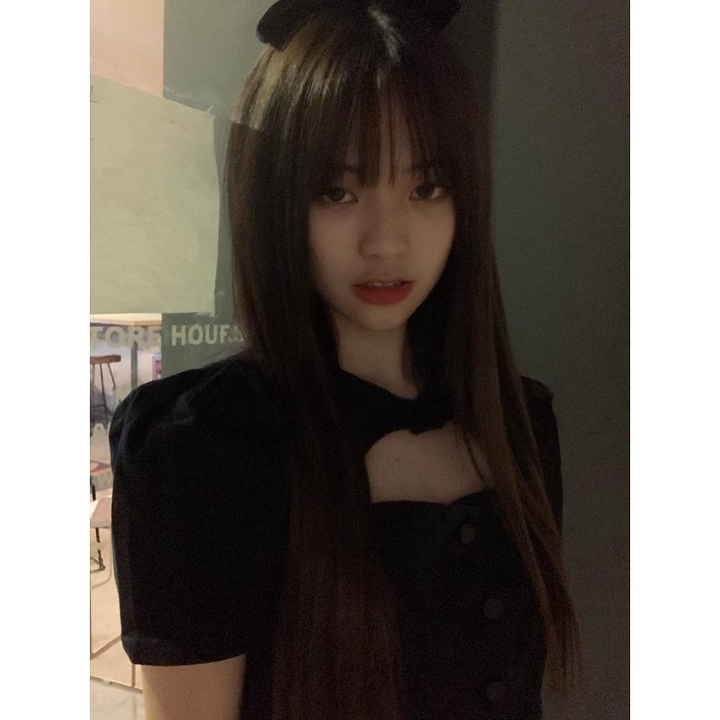 Áo Croptop Màu Đen Dáng Ôm Phong Cách Retro Thời Trang Mùa Hè