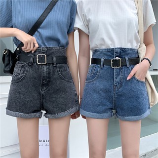 Quần short jean cạp cao QSJ004