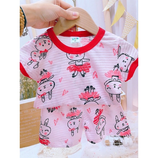 NT049 BỘ CỘC, ĐÙI, NGẮN TAY COTTON SỢI TRE SIÊU MÁT CHO BÉ