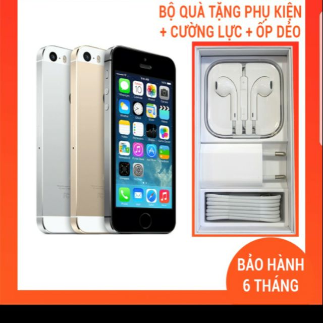 Điện thoại iphone 5G/5C/5S chính hãng  đẹp như mới 99%