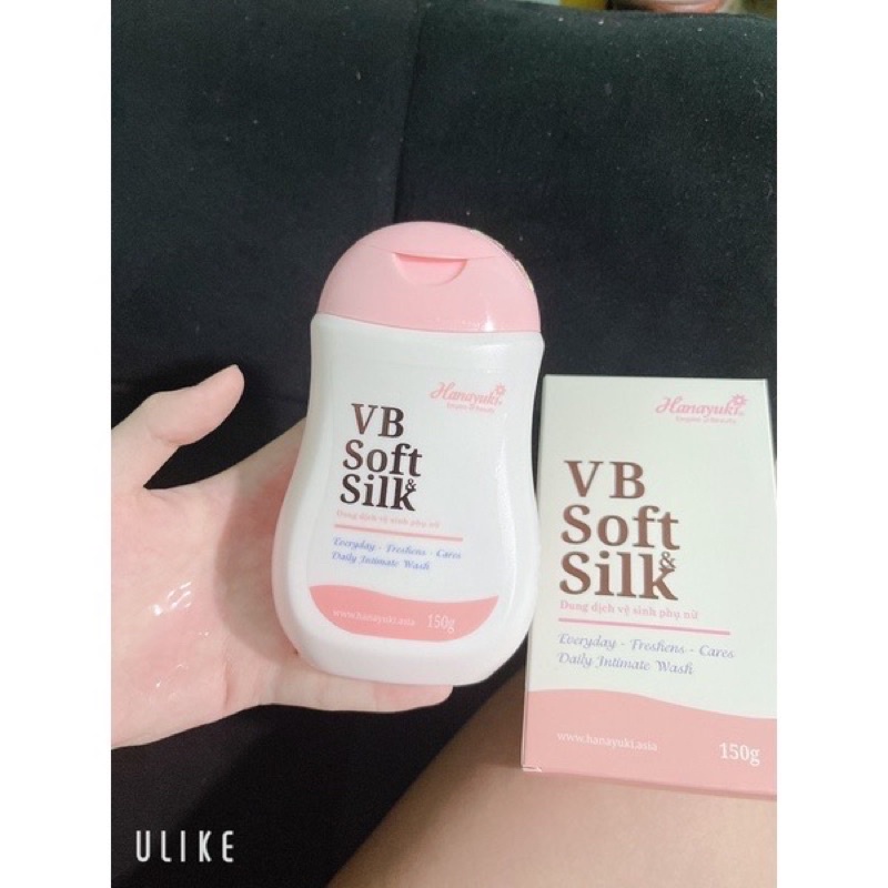 Dung dịch vệ sinh Hanayuki màu hồng VB Soft Silk - ddvs Hana phiên bản mới