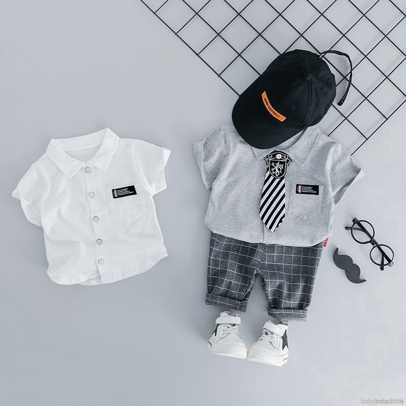 Set áo thun tay ngắn và quần short cho bé