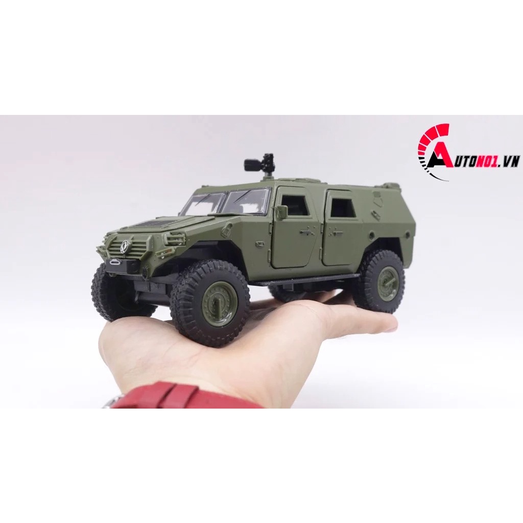 MÔ HÌNH XE QUÂN SỰ BỌC THÉP DONGFENG WARRIORS GREEN 1:28 7687