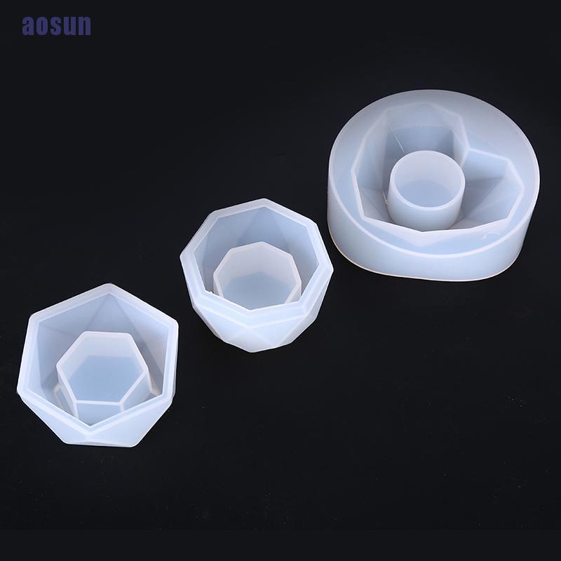 Khuôn Silicone Làm Nến Hình Chậu Hoa Xinh Xắn