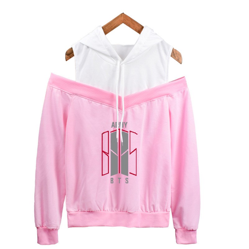 Áo Sweater Có Mũ Trùm Đầu Phong Cách Nhóm Nhạc Bts Mới