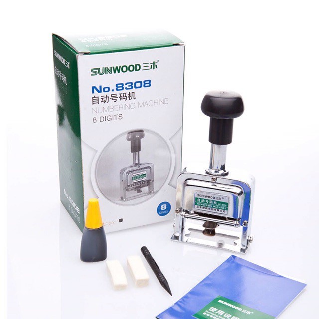 Dấu nhảy tự động  6 số kim loại  Sunwood