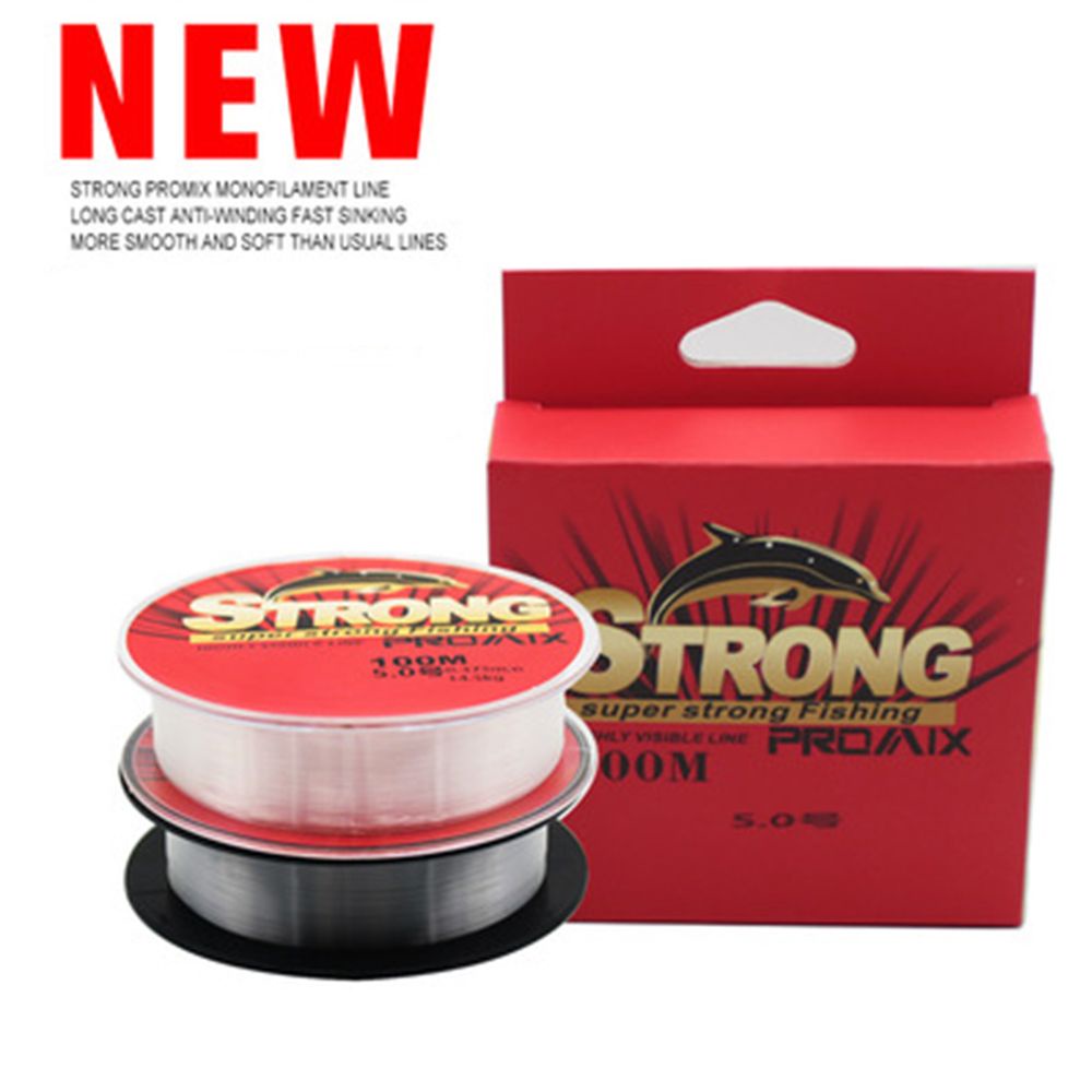 Cuộn dây câu cá bằng sợi carbon polyester trong suốt co giãn độ bền cao
