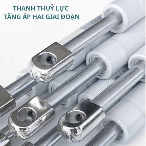 Giường Murphy gấp gọn thông minh âm tường kết hợp bàn làm việc, giá sách - Nội thất tiết kiệm không gian.KT 150 x 200 cm