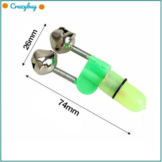 Cr Chuông Báo Cá Cắn Câu Có Đèn Led Gắn Cần Câu Cá Tiện Dụng