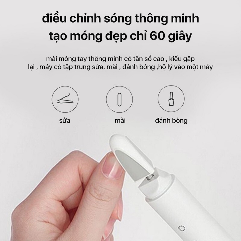 Máy Mài Móng Cầm Tay Xiaomi Showsee B2-W   - Máy Dũa Móng Tay  - Dùng Cho Người Lớn