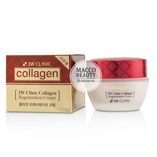 Kem Dưỡng Cho Da Mịn Màng 3W Clinic Collagen (Đỏ) (60ml)