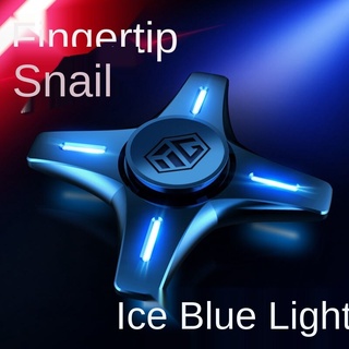 Con Quay Đồ Chơi Spinner Bằng Hợp Kim + Đèn Phát Sáng Giúp Giảm Stress