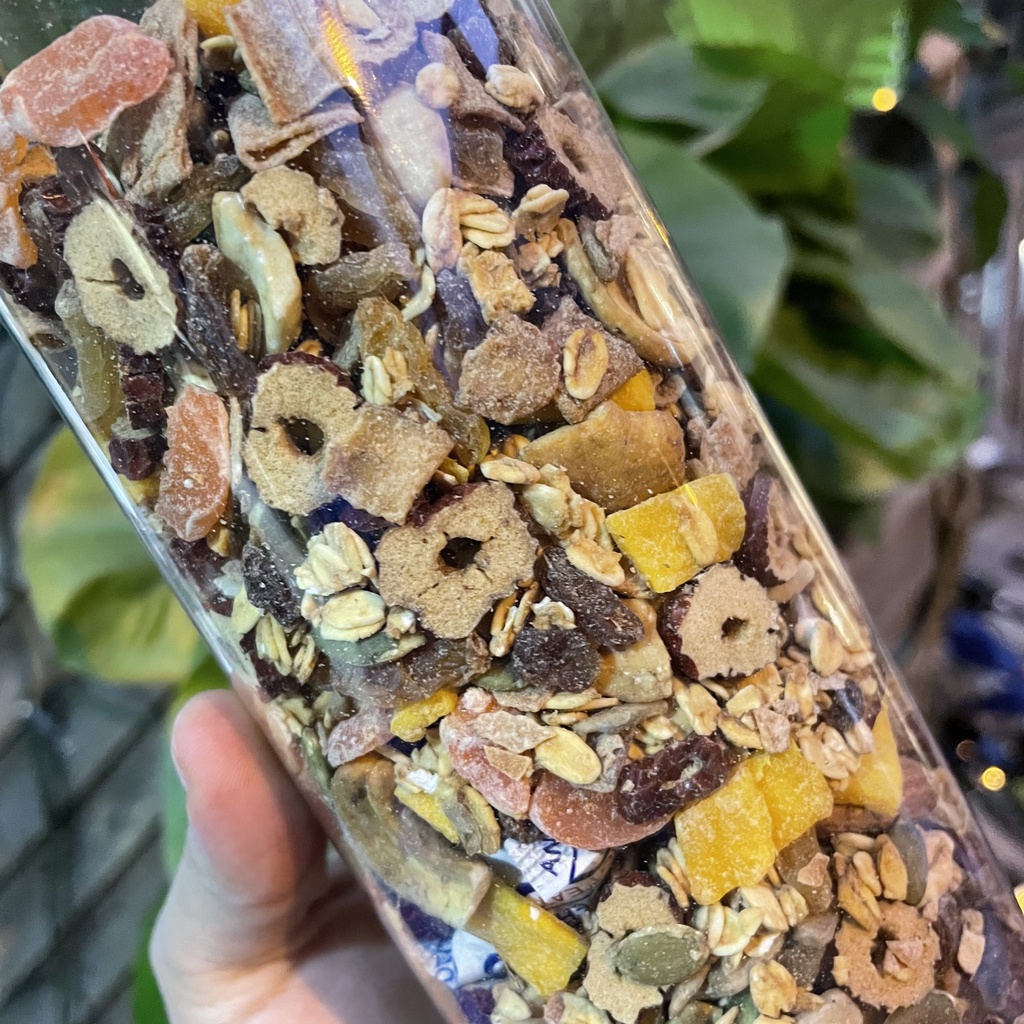 GRANOLA cao cấp - Hạt ngũ cốc dinh dưỡng ăn kiêng hũ 500g Anngon.vn