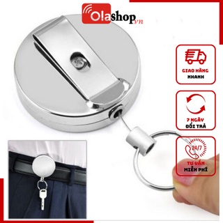 ​Móc treo chìa khóa dây rút Inox