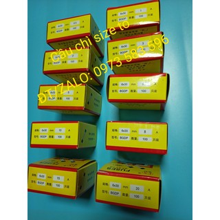 Cầu Chì 8A 250V 6x30mm (Hộp 100 chiếc)