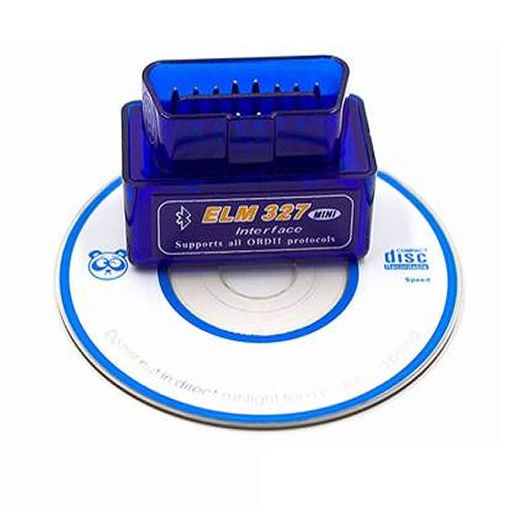 Máy Đọc Lỗi OBD II ELM 327 Kèm Đĩa Cài, Kết Nối Bluetooth