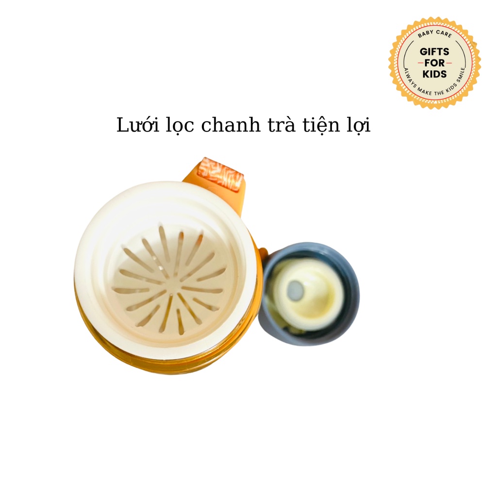 Bình nước tiện ích dễ thương Classic 400ml 4 màu cho bé yêu.