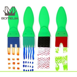 Sét 2 bộ cọ chấm màu cho bé, cọ mút xốp cho trẻ tạo hình sáng tạo